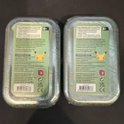 Pokemon TCG Celebrations 25th Anniversary Mini Tins (Lot Of 2) - Sealed - Image 2