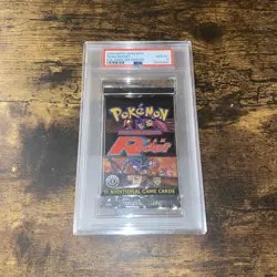 Pokemon Team Rocket 1st Edition Booster Pack Tri Art-BRAND NEW PSA 10 GEM MINT! - Image 1