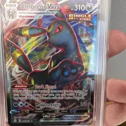 Pokemon Umbreon VMAX PSA 10 Ultra Rare Holo 095/203 Evolving Skies Single Strike - Image 3