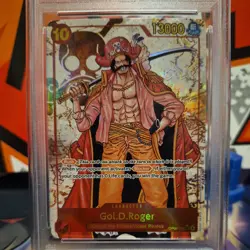PSA 10 – 2024 ONE PIECE OP09-EMPERORS IN THE NEW WORLD 118 GOL D. ROGER ALT ART - Image 3