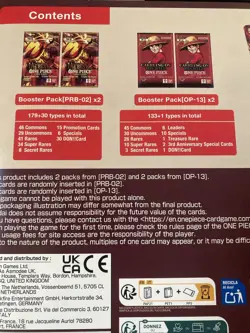 ONE PIECE Illustration Box Vol 5 & Vol 6 NEW PRB-02 OP-13 Bundle TCG - Image 4