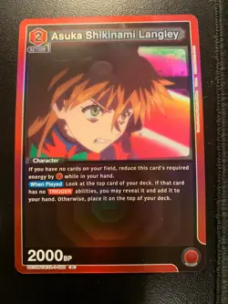 Union Arena: Evangelion Asuka Shikinami Langley UE15BT/EVA-1-088 Rare Foil - Image 1