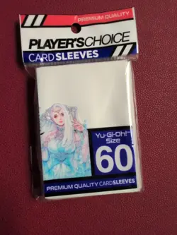 Yugioh Size Player's Choice White Card Sleeves 60ct New SEALED - Image 1