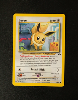 Pokemon Card TCG - Eevee 38/75 - Neo Discovery - Uncommon - NM ⭐ - Image 1