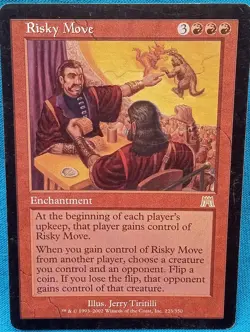 Magic the Gathering Cards - Risky Move - Onslaught **Near Mint** - Image 1