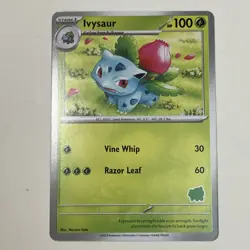 Ivysaur My First Battle Deck Promo Exclusive Bulbasaur Stamp Pokemon Card NM - Image 1