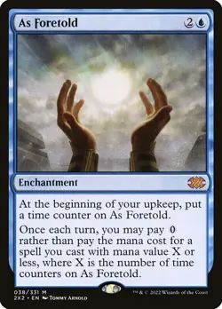 As Foretold - Double Masters 2022 | MTG Card - Image 1