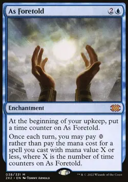 As Foretold - Double Masters 2022 | MTG Card - Image 3