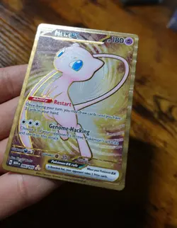 Mew ex 205/165 Metal Scarlet & Violet 151 UPC Promo Metal Pokemon Card - Image 3
