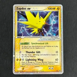 Zapdos ex 033 Black Star Promo Holo Rare Pokemon Card - Image 1