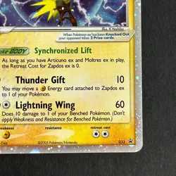 Zapdos ex 033 Black Star Promo Holo Rare Pokemon Card - Image 4