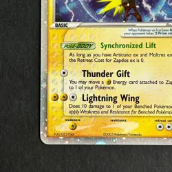 Zapdos ex 033 Black Star Promo Holo Rare Pokemon Card - Image 5