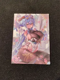 Ganyu Genshin Impact Mua Goddess Story Limited Edition Waifu Holo Card - Image 1