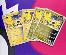 NM Iron Hands 061/162 Pokemon Card Lot Reverse Holo and Regular Uncommons - Image 1