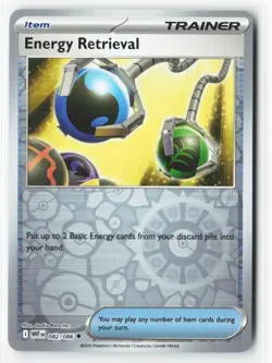Energy Retrieval 2025 Pokemon White Flare Reverse Holofoil #82 - Image 1