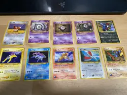 Pokemon Japanese Neo Promo LOT Premium File NM -- Eevee, Raikou, Suicune, Entei - Image 1
