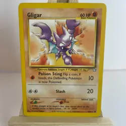 Gligar 59/111 Neo Genesis (Unlimited) Regular Common Pokemon Moderate Play+ - Image 1