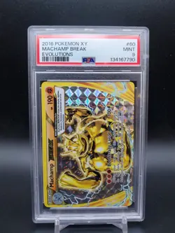 2016 Machamp Break 60/108 Evolutions PSA 9 Pokemon TCG - Image 1