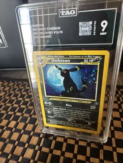 2001 Pokemon Neo Discovery Umbreon Holo #13/75 TAG 9 Mint - Image 2