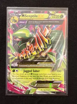 2016 Mega Sceptile EX 8/98 XY-Ancient Origins Holo POKEMON TCG NM - Image 1