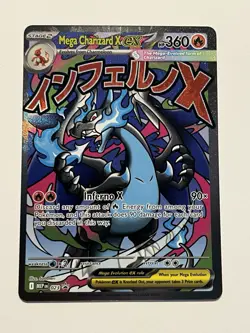 Mega Charizard x EX 023 Me: Mega Evolution Promo Holo Pokemon NM - Image 1