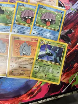 24x Vintage Pokemon Lot - 1st Edition Fossil Commons + Jungle & Rocket MP/HP - Image 2