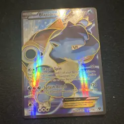 Pokemon Blastoise EX 142/146 XY Ultra Rare Full Art Holo 180 HP - Image 1