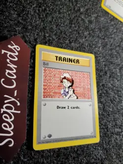 Pokemon TCG | Bill 91/102 | Base Set 1st Edition | PL - Image 3