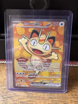 Meowth ex 107/088 Perfect Order Ultra Rare Full Art Holo Pokemon TCG NM - Image 1