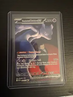 Pokemon TCG Team Rockets Mewtwo EX 281/217 Full Art Ultra Rare Near Mint Holo - Image 1