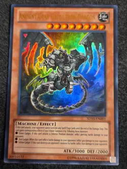 Ancient Gear Gadjiltron Dragon SD10-EN001 Ultra Rare NM - Image 1