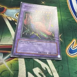 Yugioh! Twin-Headed Thunder Dragon MRD-120 Super Rare Unlimited HP - Image 2