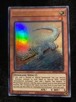 Animadorned Archosaur NM MP21 1st 2021 Tin of Ancient Battles Yugioh - Image 1