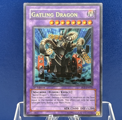 Yugioh Gatling Dragon FET-EN035 Ultra Rare 1st Edition NM Flaming Eternity - Image 1