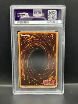 Yugioh PSA 8 NM-MT Blue-Eyes White Dragon LOB-001 Ultra Rare Unlimited S#4260 - Image 2