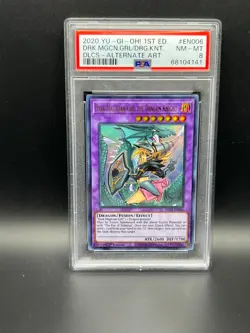 Yugioh PSA 8 NM-MT Dark Magician Girl the Dragon Knight DLCS-EN006 Ultra S#4141 - Image 1