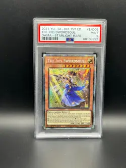 Yugioh PSA 9 MINT The Iris Swordsoul DAMA-EN009 Starlight Rare 1st Ed S#3992 - Image 1