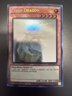 Cyber Dragon (Ghost Rare) GFP2-EN178 1st Edition Yu-Gi-Oh Near Mint - Image 1