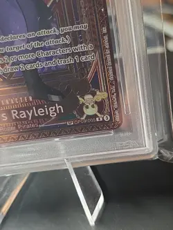 One Piece Fist of Divine Speed OP11 Silvers Rayleigh SP OP09-005 PSA 10 ENGLISH - Image 3