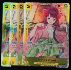 Kouzuki Hiyori - Wings of the Captain (OP06) One Piece Card Game 4x Playset - Image 1