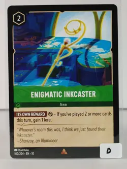 Enigmatic Inkcaster - Rare - LORCANA - Whispers in the Well - #100 -D - Image 5