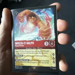Disney Lorcana Wreck-It Ralph Raging Wreck Number 103/204 Legendary - Image 1