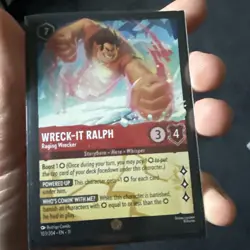 Disney Lorcana Wreck-It Ralph Raging Wreck Number 103/204 Legendary - Image 2