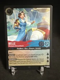 Belle Mechanic Extraordinaire 126/204 Super Rare COLD FOIL Disney Lorcana - Image 1