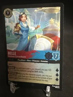 Belle Mechanic Extraordinaire 126/204 Super Rare COLD FOIL Disney Lorcana - Image 2