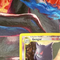 Pokemon Gengar 5/62 Fossil Holo Rare Wizards 1999 80 HP Psychic Card - Image 5
