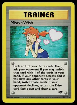 Pokemon Card - Misty's Wish Gym Challenge 108/132 Rare - Image 1