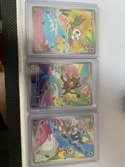 Pokemon First Partners Promo Holo Rowlet Litten Popplio 3-Card Lot 2026 30th Anv - Image 1