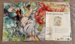 Gundam Card Game Suletta & Miorine EVX02 Playmat and Card Set Bandai Card Fest - Image 1
