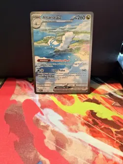 Pokemon TCG Altaria EX Paradox Rift Holo Card Special Illustration Rare 253/182 - Image 1